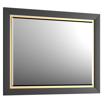 Speil <strong>Elan</strong>  Svart Matt 100x80 cm