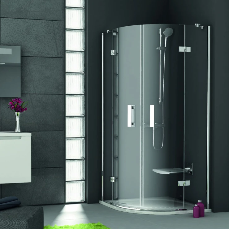 Ravak Dusjhjørne SmartLine 90x90 cm Rund Krom Blank