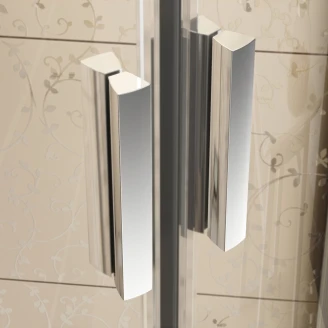 Ravak Dusjhjørne Blix 80x80 cm Rund Krom Satin