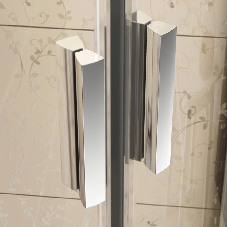 Ravak Dusjhjørne Blix 80x80 cm R550 Rund Krom Blank