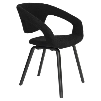 Zuiver Stol med Armlene <strong>Flexback</strong>  Svart
