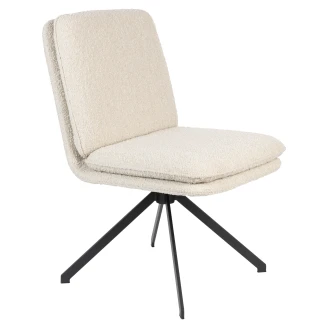 Zuiver Stol Tyler Beige, Svart