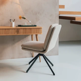 Zuiver Stol Tyler Beige, Svart