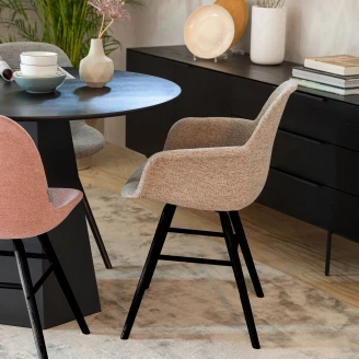 Zuiver Stol med Armlene Myk Albert Kuip Beige