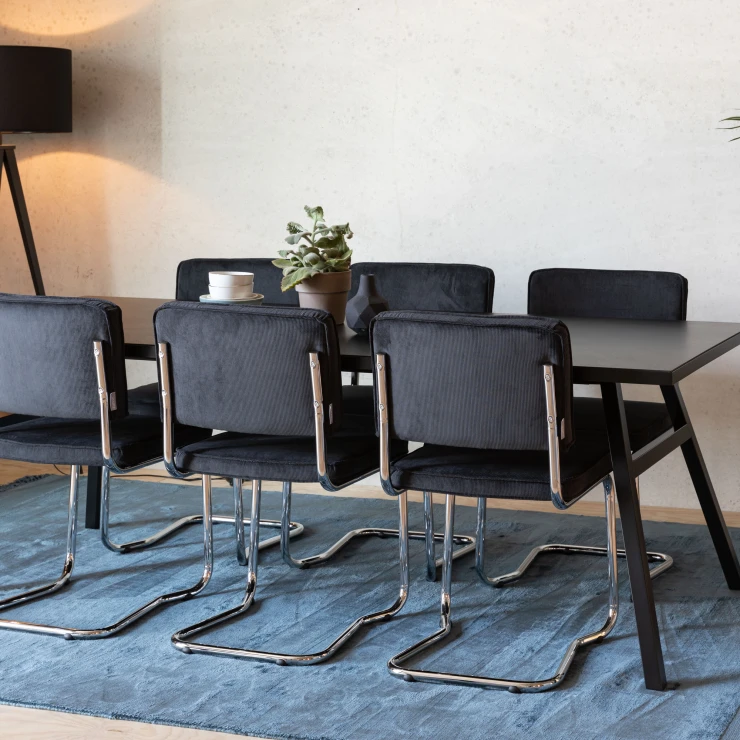 Zuiver Stol Stablebar Ridge Svart