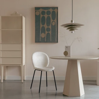 Zuiver Spisebord Pilar Brun Ris Ø100 cm