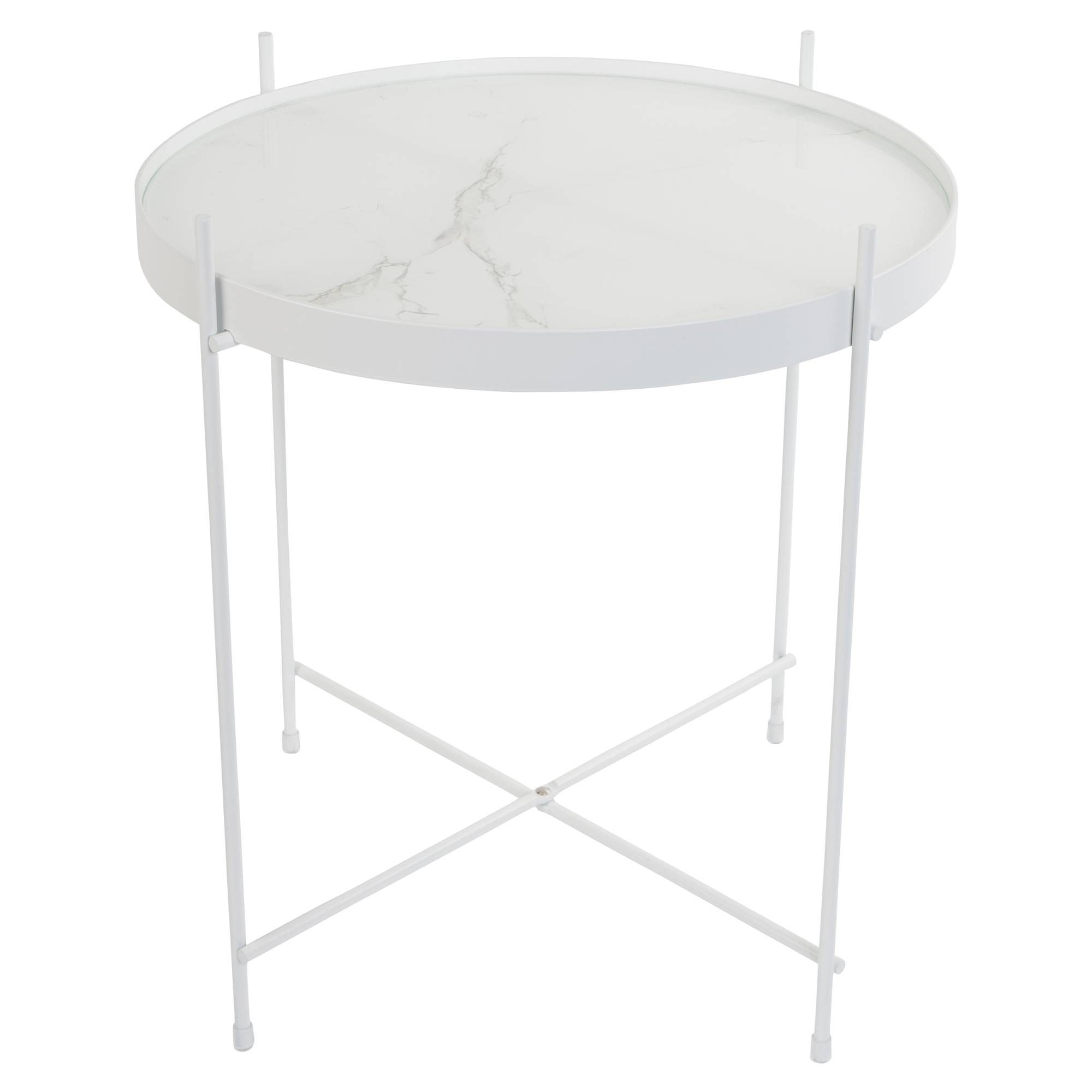 Zuiver Sidebord Cupid Alpha Hvit Ø43 cm