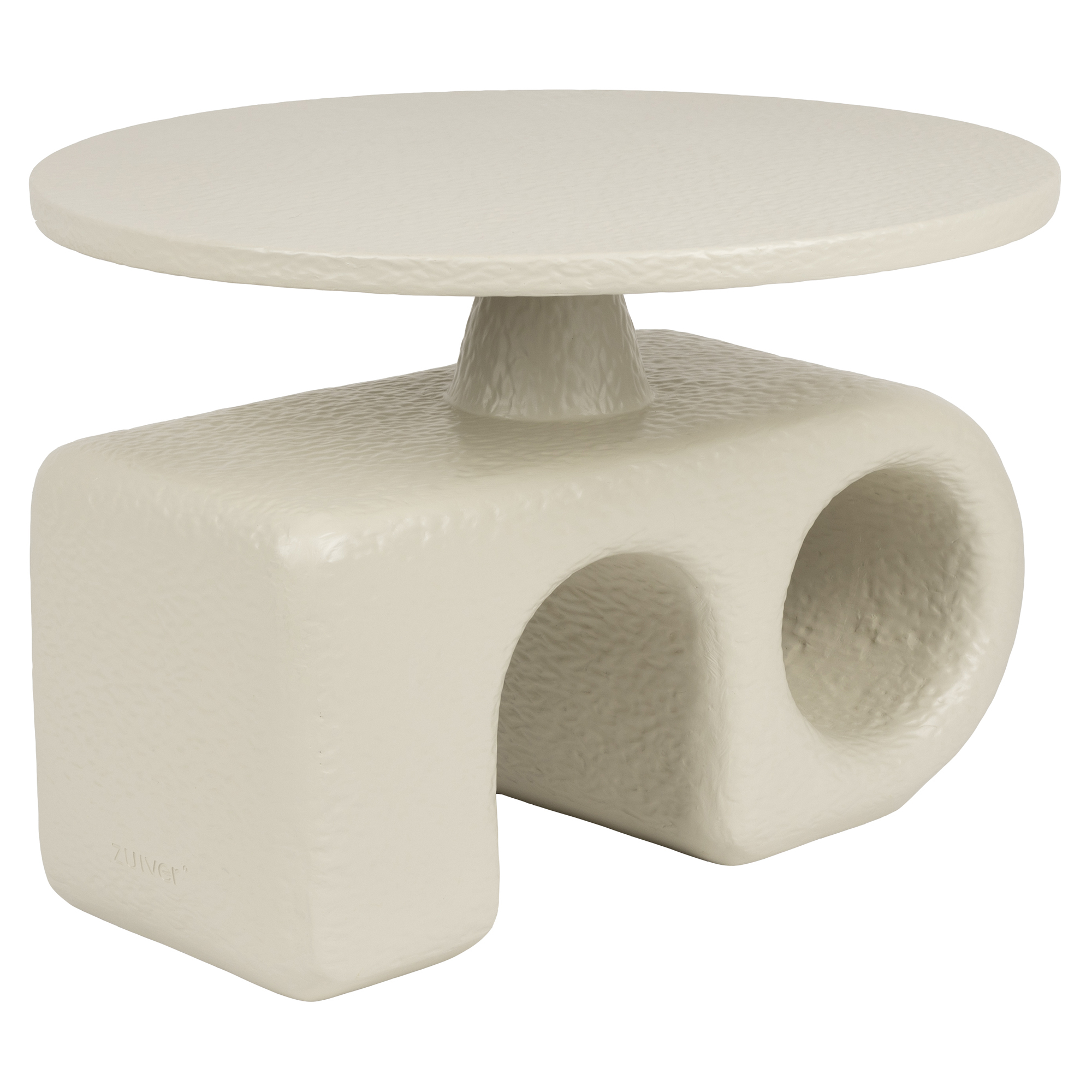 Zuiver Sidebord Hermit Hvit 58x58 cm