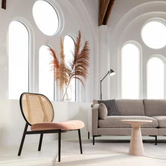 Zuiver Loungefåtölj Spike Rosa