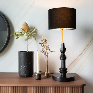 Zuiver Bordlampe Totem Ny Svart