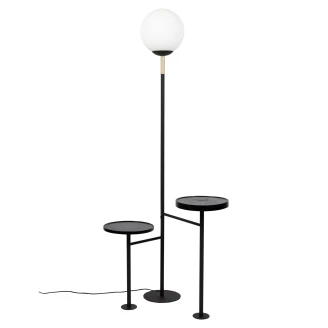 Zuiver Gulvlampe Lading <strong>Orion Delta</strong>  Svart, Hvit