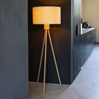 Zuiver Gulvlampe <strong>Fan Bamboo</strong>  Hvit