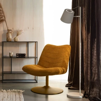 Zuiver Gulvlampe Buckle Head Hvit