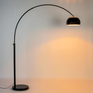 Zuiver Gulvlampe <strong>Metal Bow</strong>  Svart