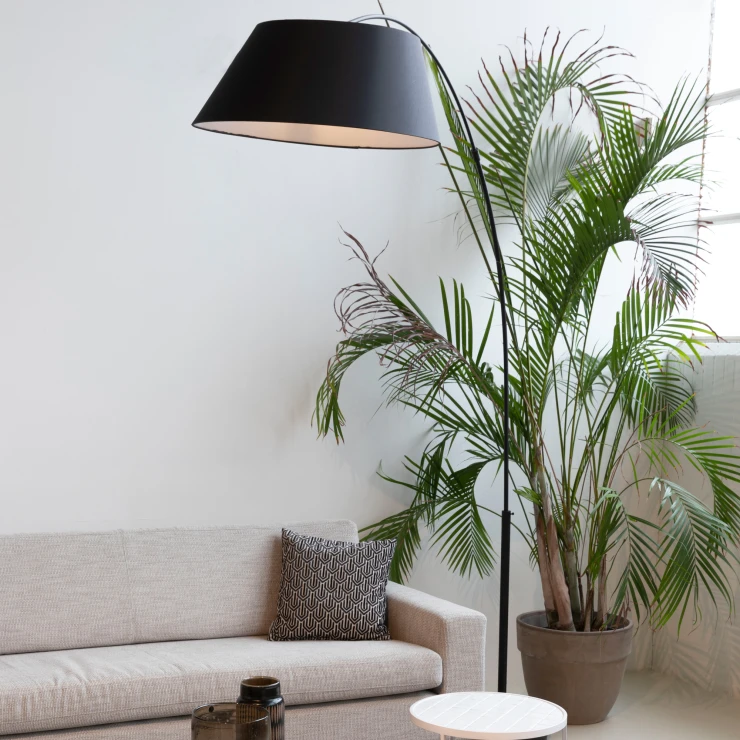 Zuiver Gulvlampe Arc Svart