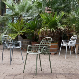Zuiver Hagestol med Armlene <strong>Albert Kuip Garden</strong>  Grønn