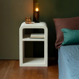 Dutchbone Sidebord/Nattbord <strong>Veda</strong>  Beige