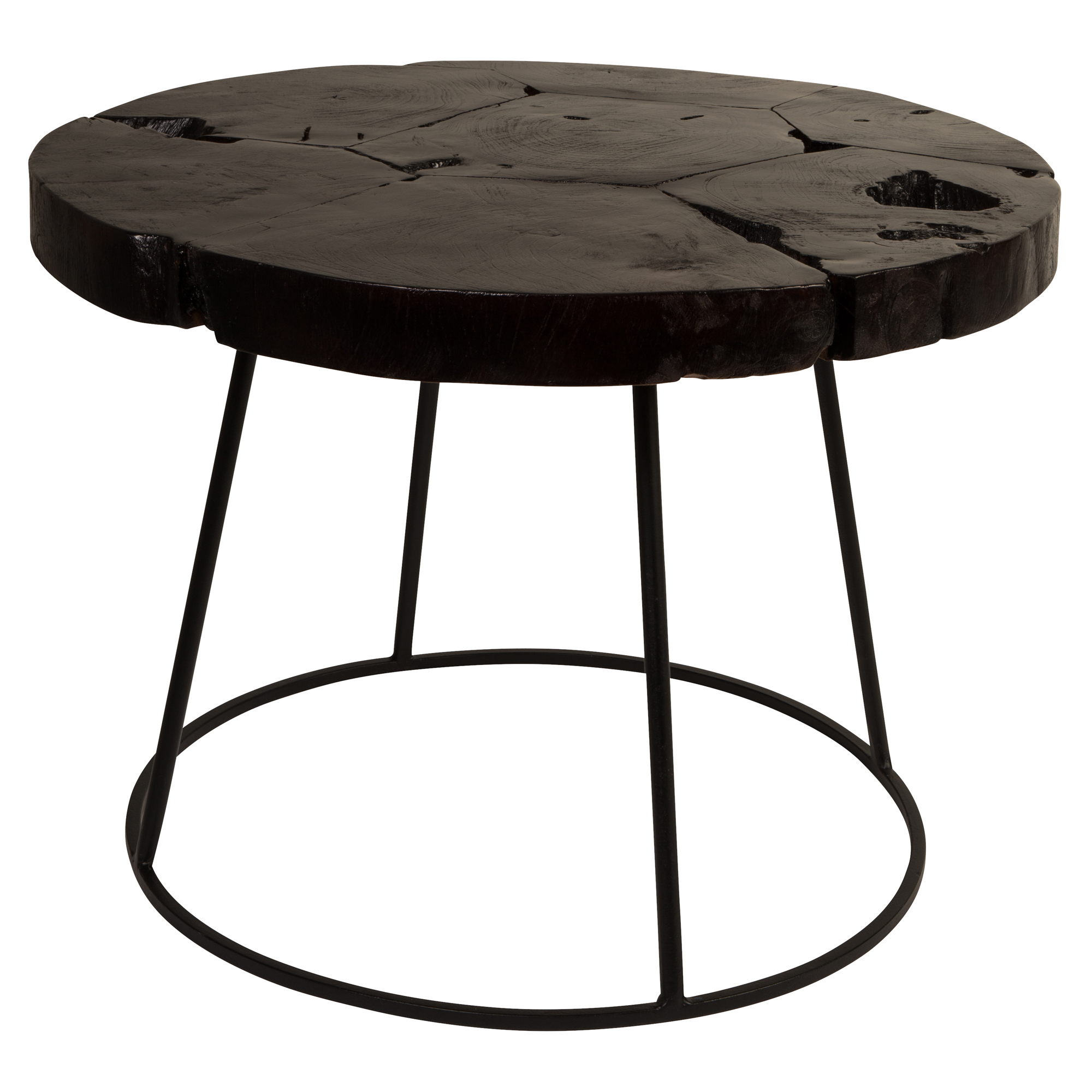 Dutchbone Sidebord L Kraton Svart Ø60 cm