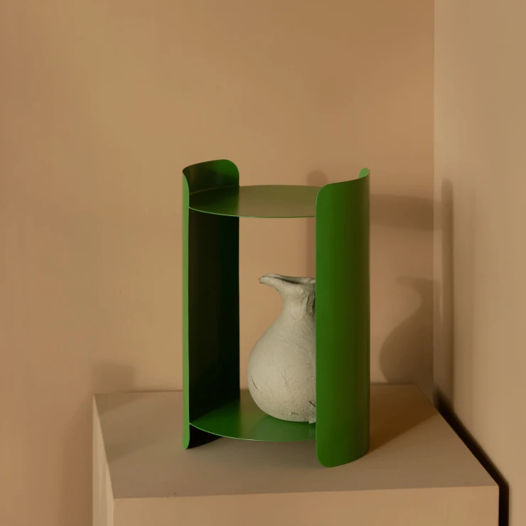 Dutchbone Sidebord Navagio Grønn Ø31 cm