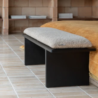 Dutchbone Benk <strong>Shiho</strong>  Svart, Beige