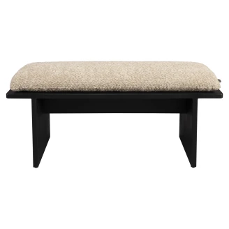 Dutchbone Benk <strong>Shiho</strong>  Svart, Beige