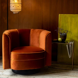 Dutchbone Loungestol <strong>Flower</strong>  Oransje
