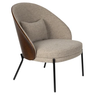 Dutchbone Loungestol <strong>Rodin</strong>  Beige