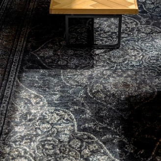 Dutchbone Teppe 200x300 cm <strong>Rugged</strong>  Svart