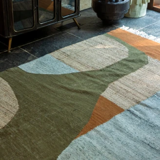 Dutchbone Teppe 200x300 cm <strong>Pavilion</strong>  Brun