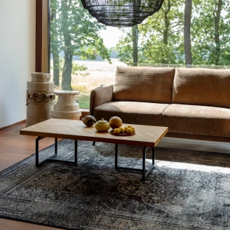 Dutchbone Teppe 170x240 cm Rugged Svart