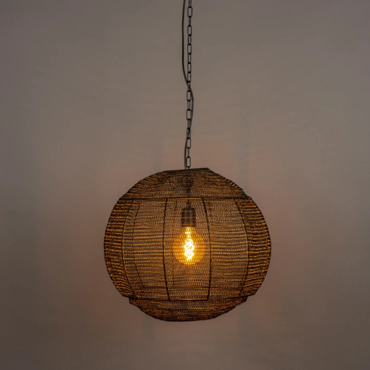 Dutchbone Hengende Lampe M Meezan Svart