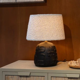 Dutchbone Bordlampe <strong>Renzo</strong>  Svart, Hvit