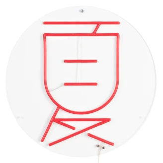 Dutchbone Vegglampe Neon Sommer <strong>Sya</strong>  Oransje
