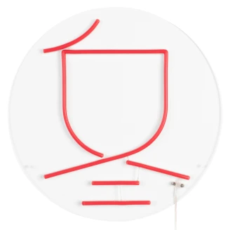 Dutchbone Vegglampe Neon Vinter <strong>Sya</strong>  Oransje