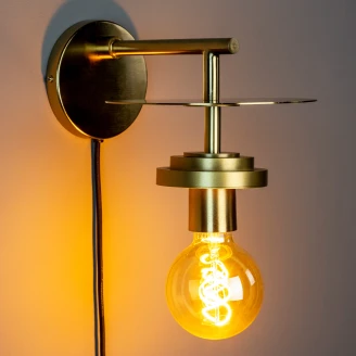 Dutchbone Vegglampe <strong>Aden</strong>  Bronse
