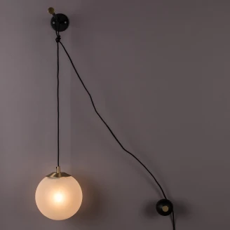 Dutchbone Vegglampe Bulan Hvit