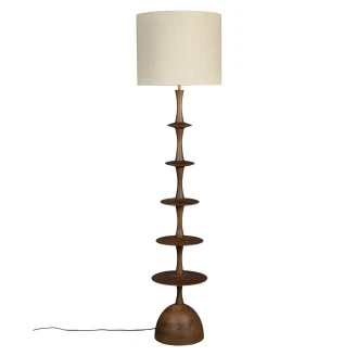 Dutchbone Gulvlampe <strong>Cath</strong>  Valnøtt
