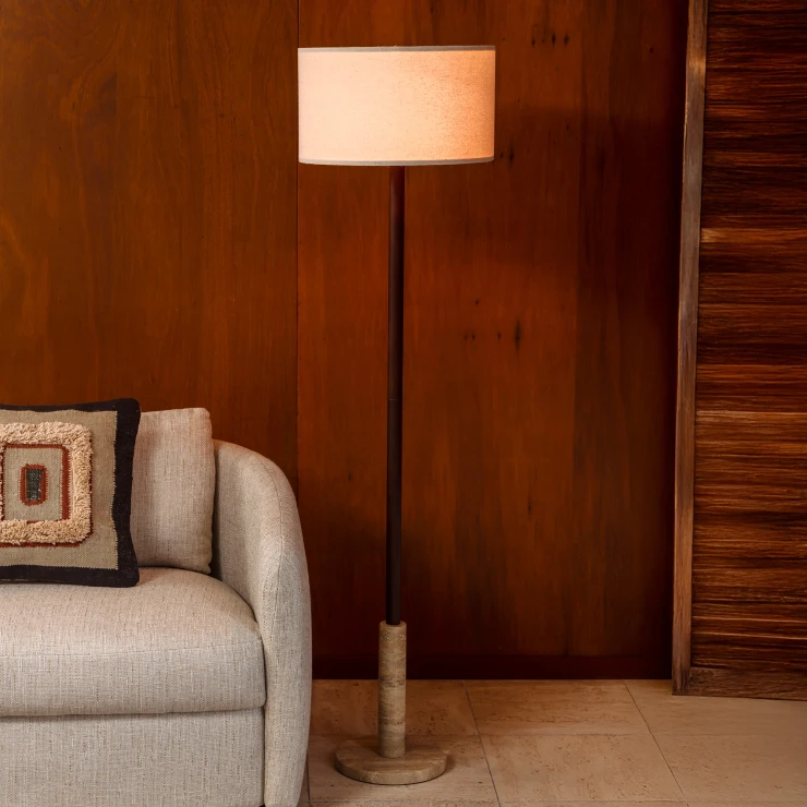 Dutchbone Gulvlampe Jackson Beige