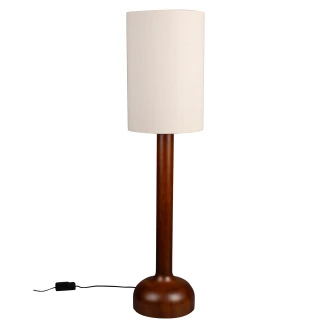 Dutchbone Gulvlampe <strong>Jones</strong>  Valnøtt, Beige