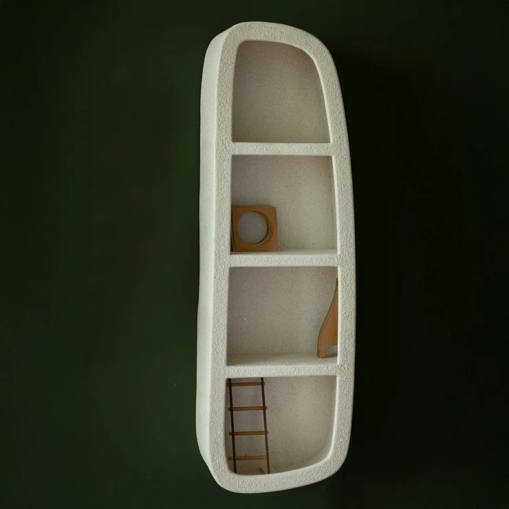 Dutchbone Vegghylle 3 Hyller Veda Beige