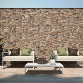 Veggflis <strong>Ledgestone</strong>  Brons Matt 34x50 cm