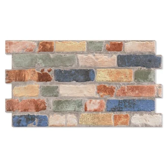 Klinker <strong>Manhattan</strong>  Flerfarvet Mat-Relief 31x56 cm