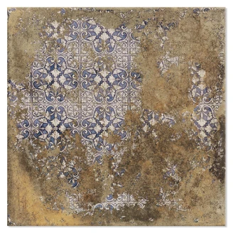 Klinker <strong>Antigua</strong>  Bronze Blue Mat 33x33 cm