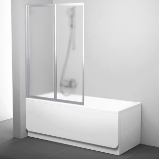Badekarvegg Reflecta Krom Matt 3 mm 105x140 cm Druva