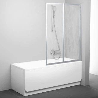 Badekarvegg <strong>Reflecta</strong>  Krom Matt 3 mm 105x140 cm Regn
