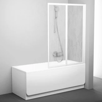 Badekarvegg <strong>Reflecta</strong> Hvit Matt 3 mm 105x140 cm Regn