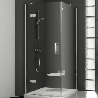 Ravak Dusjhjørne <strong>SmartLine</strong>  90x80 cm Krom Blank Venstre