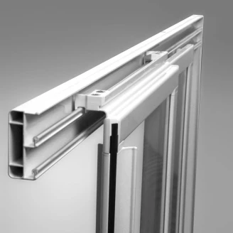 Ravak Dusjdør Supernova 90 cm Krom Matt Perle