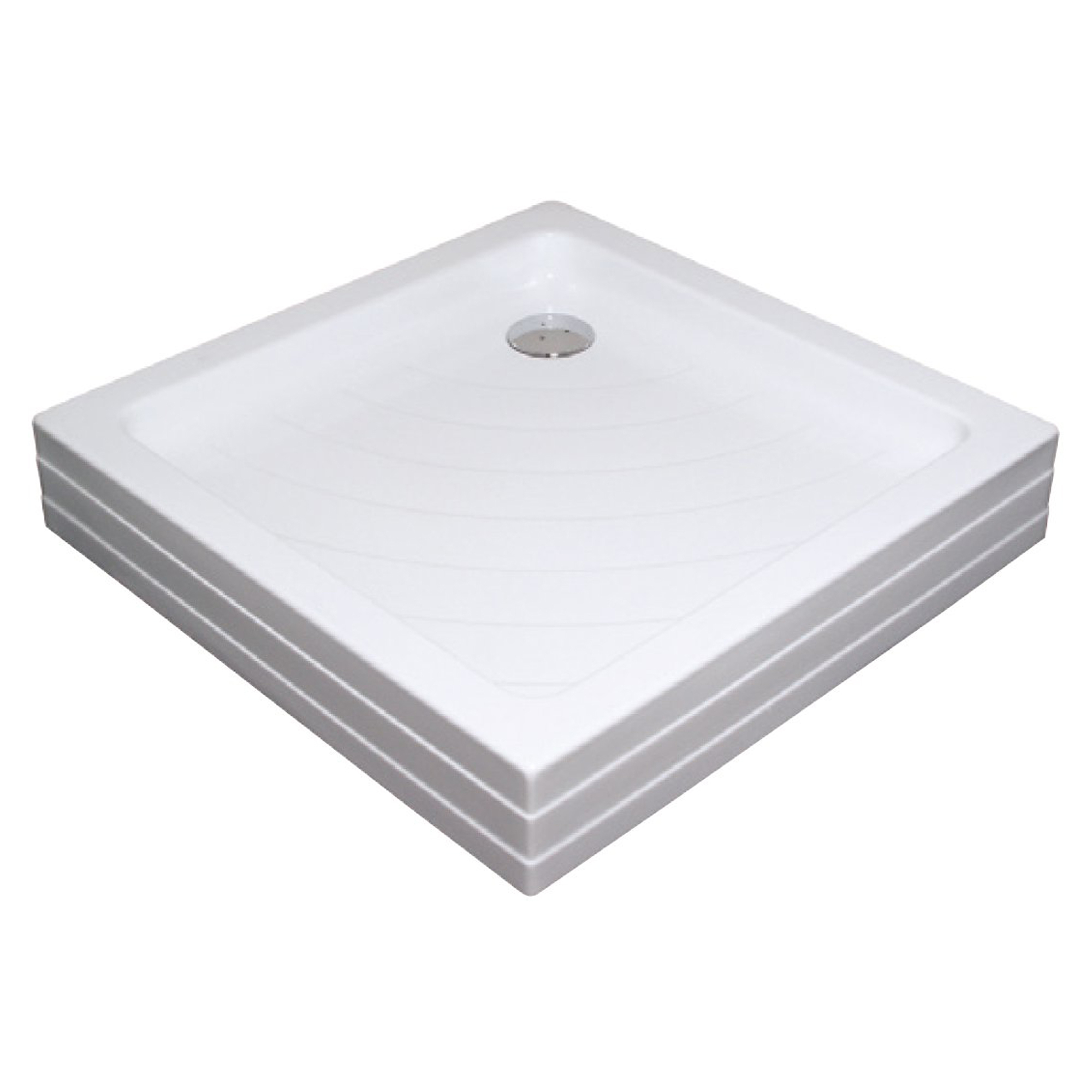 Ravak Dusjkar Angela PU 90x90 Kvadratisk Hvit Blank