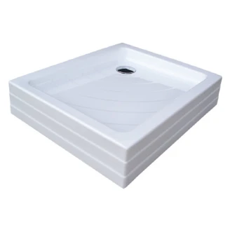 Ravak Dusjkar <strong>Aneta</strong>  PU 75x90 Kvadratisk Hvit Blank